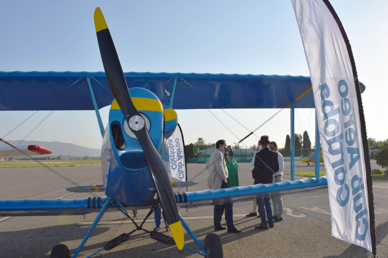 El proyecto ‘Volar en Córdoba’ une aviación y patrimonio histórico, gracias a la financiación del IMDEEC