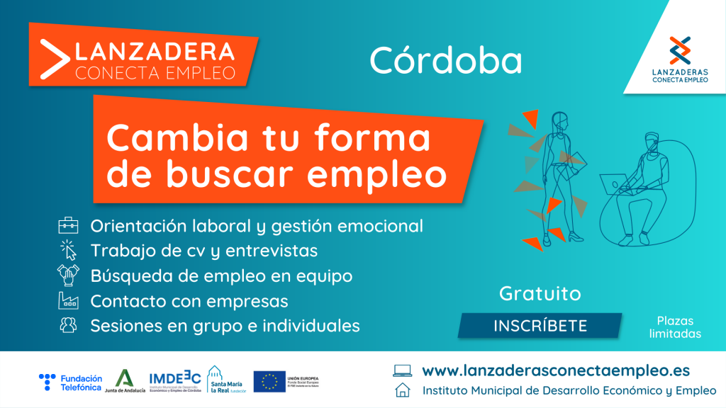 Abierta la inscripción para una nueva Lanzadera Conecta Empleo en Córdoba, que comenzará en febrero