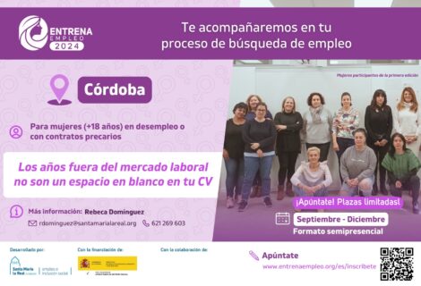 El IMDEEC firma un convenio con Fundación Santa María la Real para promover la inserción laboral de mujeres desempleadas de Córdoba